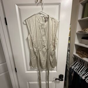 H&M Shimmering Cream Top
